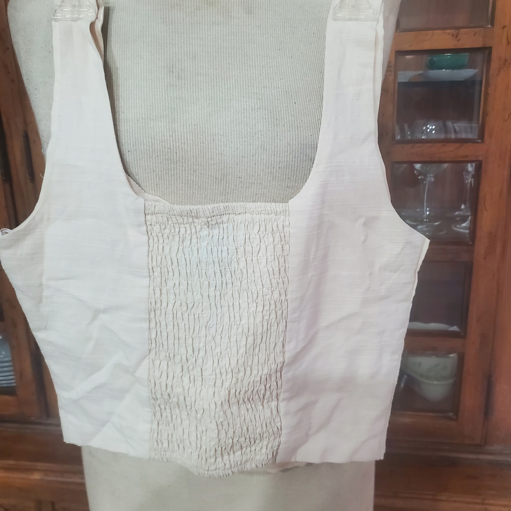Women's Cream Wrap Mini Skirt - Picture 5 of 11
